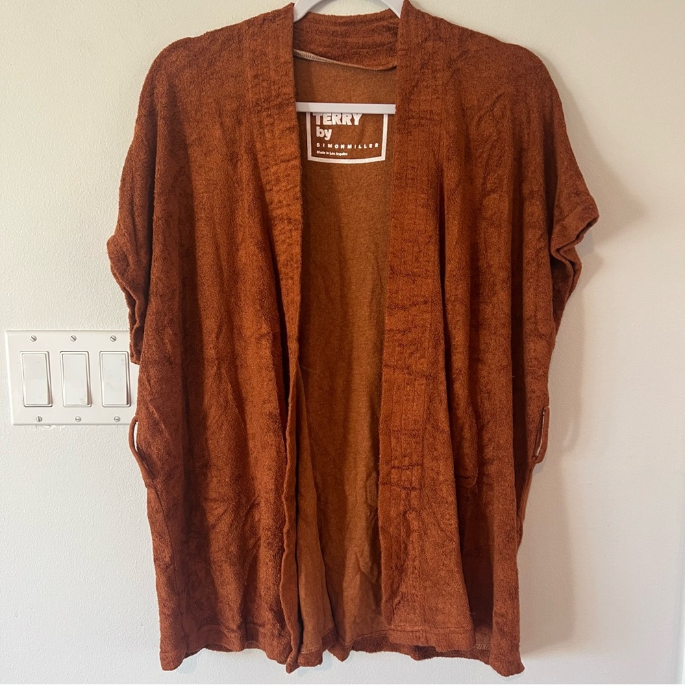 Terry by Simon Miller Kimono Terry Brown Robe Comfort